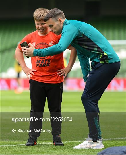 Republic of Ireland Press Conference & Training Session Republic of Ireland Press Conference & Training Session