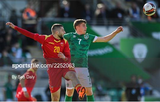 Republic of Ireland v Montenegro - UEFA European U21 Championship Qualifier Republic of Ireland v Montenegro - UEFA European U21 Championship Qualifier