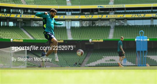 Republic of Ireland Press Conference & Training Session Republic of Ireland Press Conference & Training Session