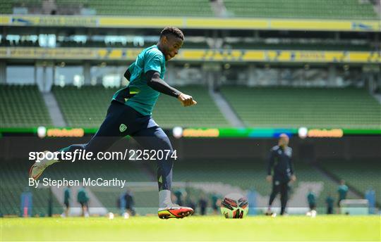 Republic of Ireland Press Conference & Training Session Republic of Ireland Press Conference & Training Session