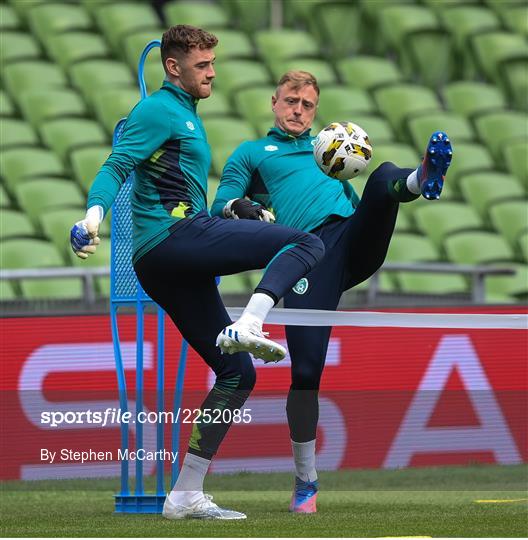 Republic of Ireland Press Conference & Training Session Republic of Ireland Press Conference & Training Session