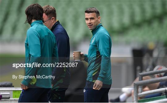 Republic of Ireland Press Conference & Training Session Republic of Ireland Press Conference & Training Session