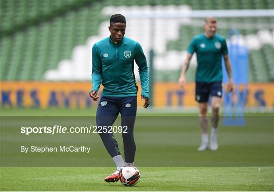 Republic of Ireland Press Conference & Training Session Republic of Ireland Press Conference & Training Session