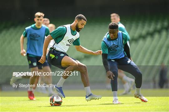 Republic of Ireland Press Conference & Training Session Republic of Ireland Press Conference & Training Session