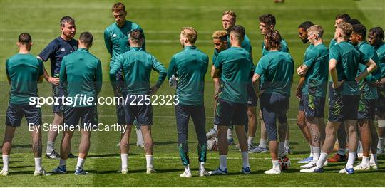 Republic of Ireland Press Conference & Training Session Republic of Ireland Press Conference & Training Session