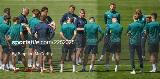 Republic of Ireland Press Conference & Training Session Republic of Ireland Press Conference & Training Session
