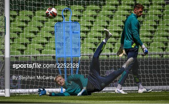 Republic of Ireland Press Conference & Training Session Republic of Ireland Press Conference & Training Session