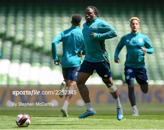 Republic of Ireland Press Conference & Training Session Republic of Ireland Press Conference & Training Session