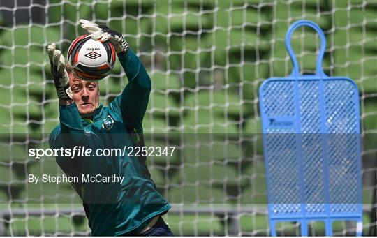 Republic of Ireland Press Conference & Training Session Republic of Ireland Press Conference & Training Session