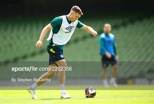 Republic of Ireland Press Conference & Training Session Republic of Ireland Press Conference & Training Session