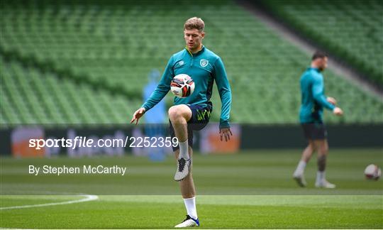 Republic of Ireland Press Conference & Training Session Republic of Ireland Press Conference & Training Session