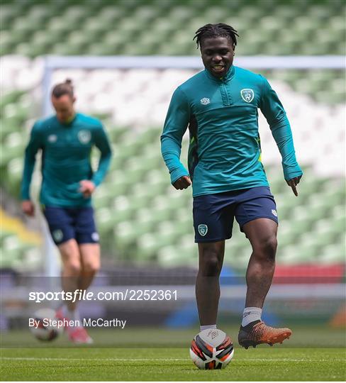 Republic of Ireland Press Conference & Training Session Republic of Ireland Press Conference & Training Session