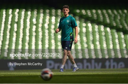 Republic of Ireland Press Conference & Training Session Republic of Ireland Press Conference & Training Session