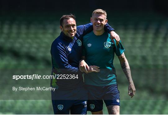 Republic of Ireland Press Conference & Training Session