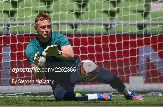 Republic of Ireland Press Conference & Training Session Republic of Ireland Press Conference & Training Session