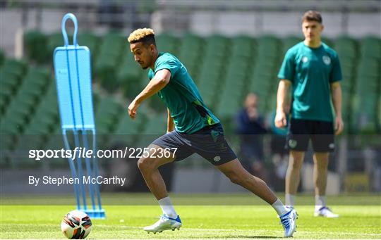 Republic of Ireland Press Conference & Training Session Republic of Ireland Press Conference & Training Session