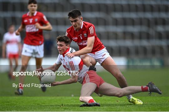 Cork v Derry - Electric Ireland GAA Football All-Ireland Minor Championship Quarter-Final Cork v Derry - Electric Ireland GAA Football All-Ireland Minor Championship Quarter-Final