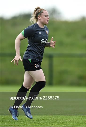 Republic of Ireland Women's Press Conference & Training Session Republic of Ireland Women's Press Conference & Training Session