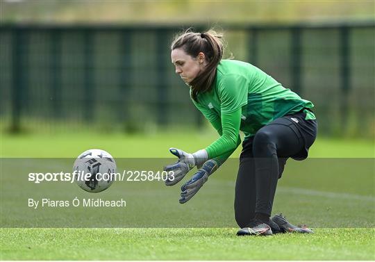 Republic of Ireland Women's Press Conference & Training Session Republic of Ireland Women's Press Conference & Training Session
