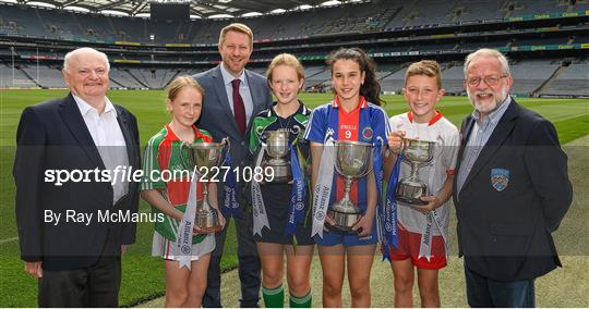 Allianz Cumann na mBunscol captain presentations Allianz Cumann na mBunscol captain presentations