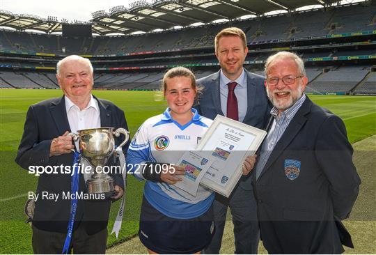 Allianz Cumann na mBunscol captain presentations Allianz Cumann na mBunscol captain presentations