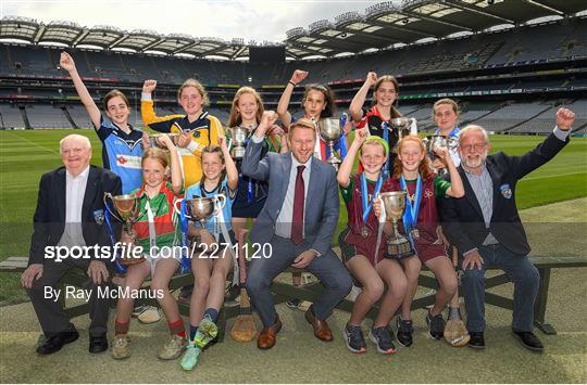 Allianz Cumann na mBunscol captain presentations Allianz Cumann na mBunscol captain presentations