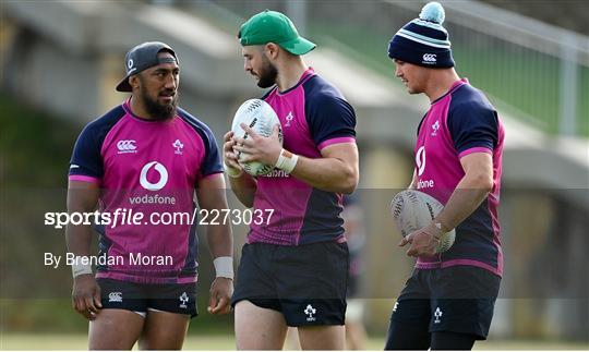 Ireland Rugby Squad Training and Media Conference Ireland Rugby Squad Training and Media Conference