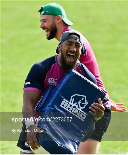 Ireland Rugby Squad Training and Media Conference