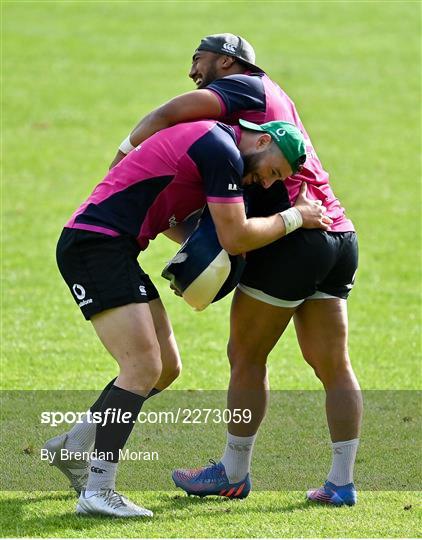 Ireland Rugby Squad Training and Media Conference