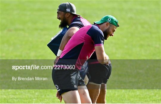 Ireland Rugby Squad Training and Media Conference