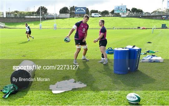 Ireland Rugby Squad Training and Media Conference