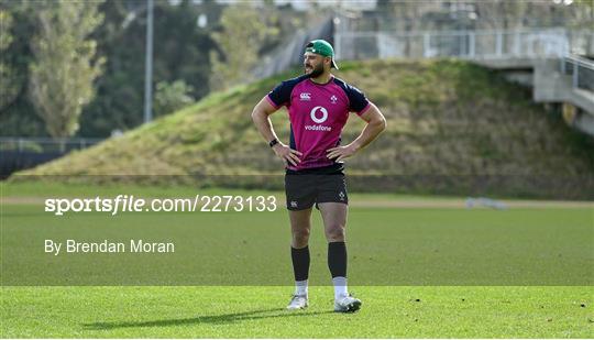 Ireland Rugby Squad Training and Media Conference