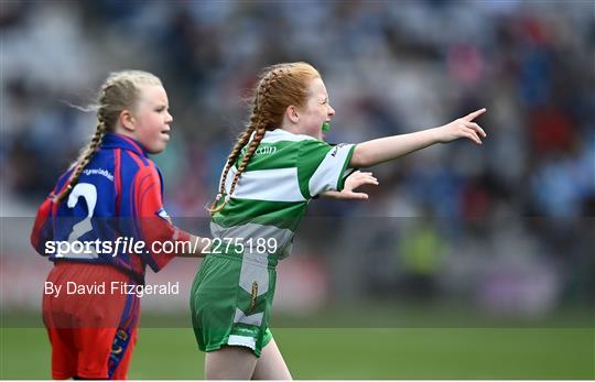 Allianz Cumann na mBunscol Half Time Game Dublin v Cork - GAA Football All-Ireland Senior Championship Quarter-Final