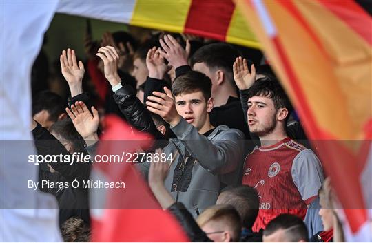 St Patrick's Athletic v Shamrock Rovers - SSE Airtricity League Premier Division St Patrick's Athletic v Shamrock Rovers - SSE Airtricity League Premier Division