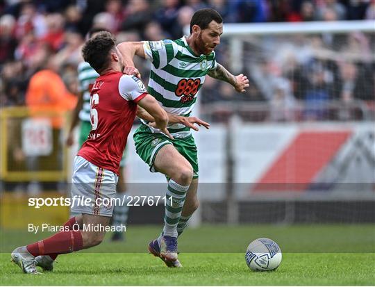 St Patrick's Athletic v Shamrock Rovers - SSE Airtricity League Premier Division St Patrick's Athletic v Shamrock Rovers - SSE Airtricity League Premier Division