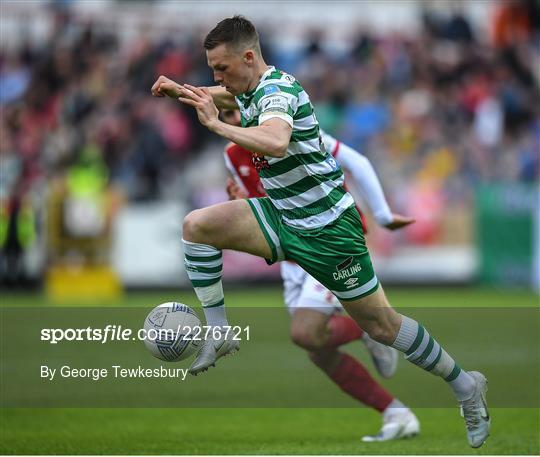 St Patrick's Athletic v Shamrock Rovers - SSE Airtricity League Premier Division St Patrick's Athletic v Shamrock Rovers - SSE Airtricity League Premier Division