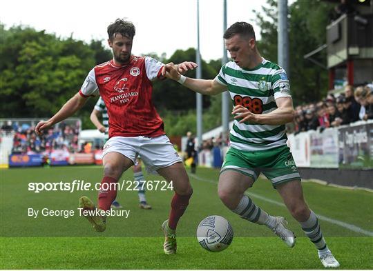 St Patrick's Athletic v Shamrock Rovers - SSE Airtricity League Premier Division St Patrick's Athletic v Shamrock Rovers - SSE Airtricity League Premier Division