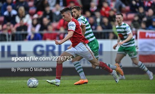 St Patrick's Athletic v Shamrock Rovers - SSE Airtricity League Premier Division St Patrick's Athletic v Shamrock Rovers - SSE Airtricity League Premier Division