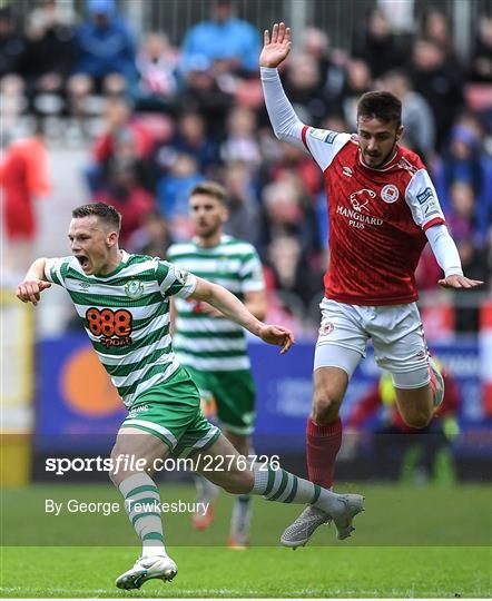 St Patrick's Athletic v Shamrock Rovers - SSE Airtricity League Premier Division St Patrick's Athletic v Shamrock Rovers - SSE Airtricity League Premier Division