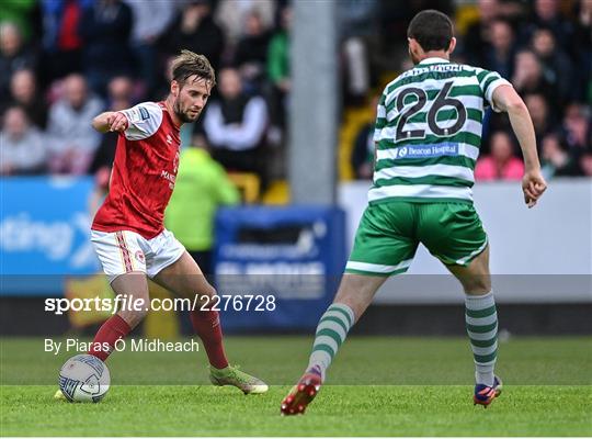 St Patrick's Athletic v Shamrock Rovers - SSE Airtricity League Premier Division St Patrick's Athletic v Shamrock Rovers - SSE Airtricity League Premier Division