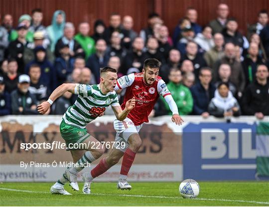 St Patrick's Athletic v Shamrock Rovers - SSE Airtricity League Premier Division St Patrick's Athletic v Shamrock Rovers - SSE Airtricity League Premier Division