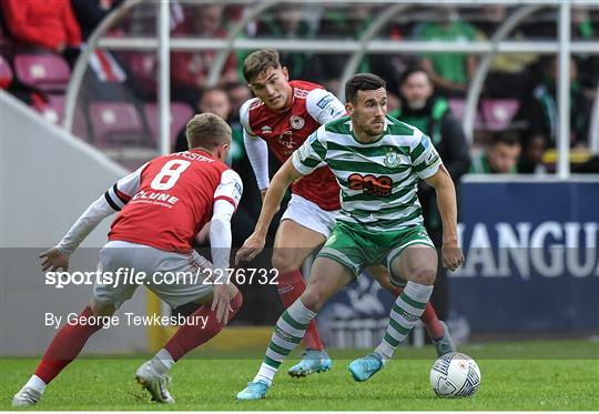 St Patrick's Athletic v Shamrock Rovers - SSE Airtricity League Premier Division St Patrick's Athletic v Shamrock Rovers - SSE Airtricity League Premier Division