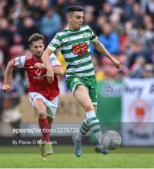 St Patrick's Athletic v Shamrock Rovers - SSE Airtricity League Premier Division St Patrick's Athletic v Shamrock Rovers - SSE Airtricity League Premier Division