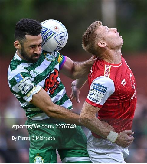 St Patrick's Athletic v Shamrock Rovers - SSE Airtricity League Premier Division St Patrick's Athletic v Shamrock Rovers - SSE Airtricity League Premier Division
