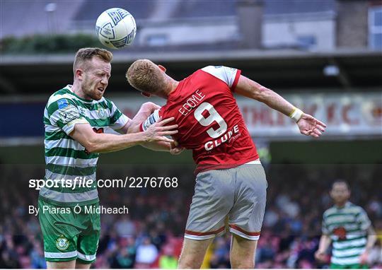 St Patrick's Athletic v Shamrock Rovers - SSE Airtricity League Premier Division St Patrick's Athletic v Shamrock Rovers - SSE Airtricity League Premier Division
