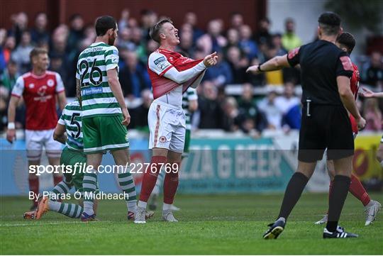 St Patrick's Athletic v Shamrock Rovers - SSE Airtricity League Premier Division St Patrick's Athletic v Shamrock Rovers - SSE Airtricity League Premier Division