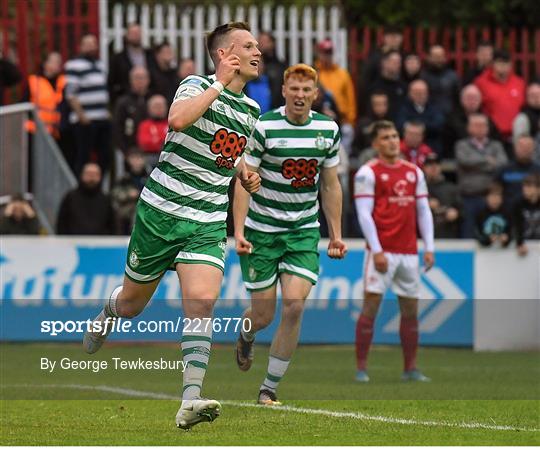 St Patrick's Athletic v Shamrock Rovers - SSE Airtricity League Premier Division St Patrick's Athletic v Shamrock Rovers - SSE Airtricity League Premier Division