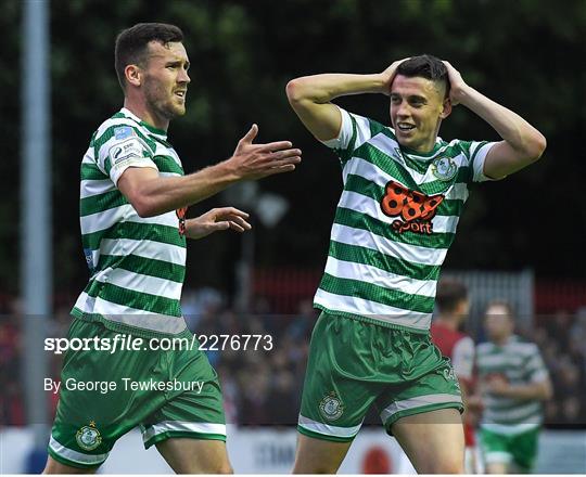 St Patrick's Athletic v Shamrock Rovers - SSE Airtricity League Premier Division St Patrick's Athletic v Shamrock Rovers - SSE Airtricity League Premier Division
