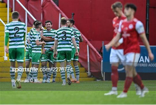St Patrick's Athletic v Shamrock Rovers - SSE Airtricity League Premier Division St Patrick's Athletic v Shamrock Rovers - SSE Airtricity League Premier Division
