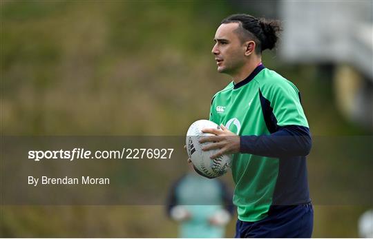 Ireland Rugby Squad Training and Media Conference